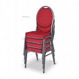 Krzesło bankietowe HERMAN czerwony