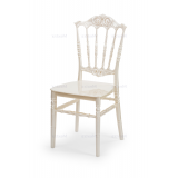Krzesło ślubne CHIAVARI PRINCESS perłowe