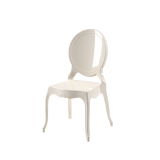 Krzesło dla pary młodej MEDALION perłowe
