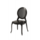 Krzesło dla pary młodej DIANA czarne
