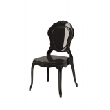 Krzesło dla pary młodej LUNA czarne