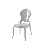 Krzesło dla pary młodej LUNA srebrne
